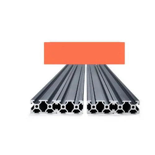 0.16 In Aluminum  Linear Rail 1000 Mm 2040-100-5 (Pack Of 5) 1