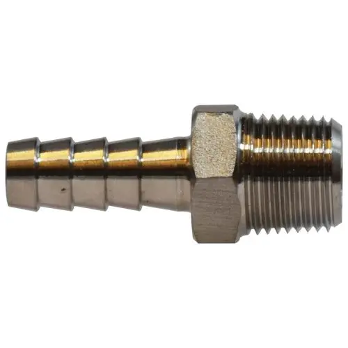 1-1/2 In Hose Barbed 1-1/2 In Mip Stainless Steel Adapter 973957 1