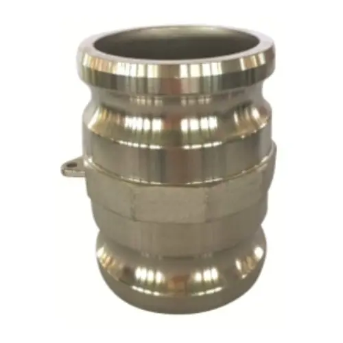 1-1/2 Inch Male Adapter Cam And Groove Spool Adapter Stainless Steel 63852 1