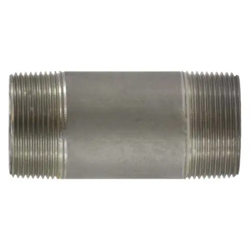 1-1/2 Inch Mpt Seamless Pipe Nipple Stainless Steel 51146 1