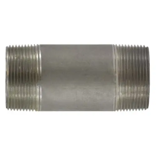 1-1/2 Inch Mpt Seamless Pipe Nipple Stainless Steel 52142 1