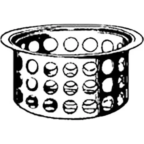 1-1/4" Crumb Cup Strainer Stainless Steel Allpoints 1021028 1