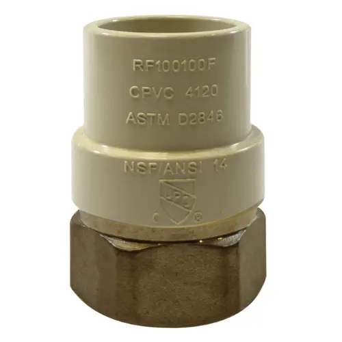 1-1/4 Inch Cpvc 1-1/4 Inch Fip Plumbing Fitting For Safe Water System Connections Brass Adapter 35406Lf 1