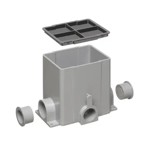1-1/4 Inch Non Metallic Floor Box Cover With Gangable Concrete Flbc8500 1