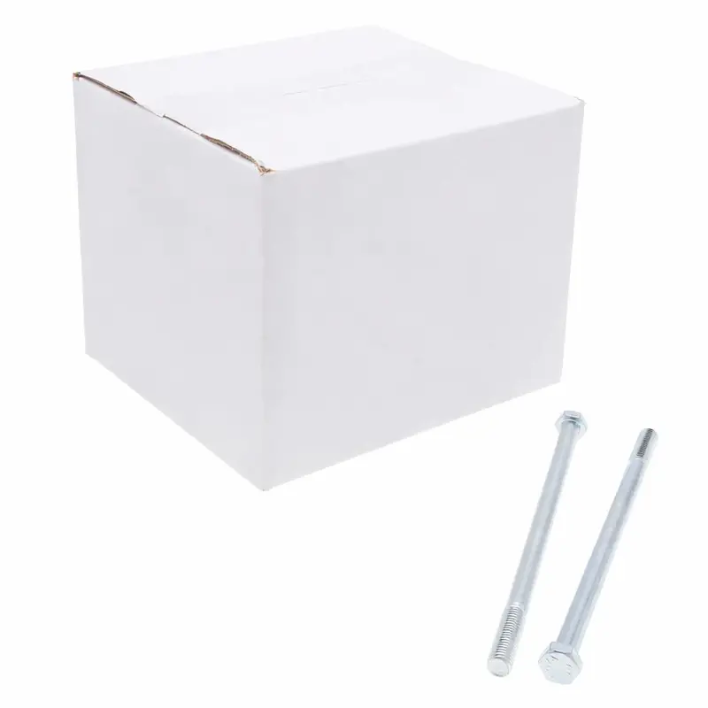 1/2-13 X 1-1/2 Inch Hex Head Cap Screw Type Steel Material Zinc Finish Jbhc47 (Pack Of 100) 1