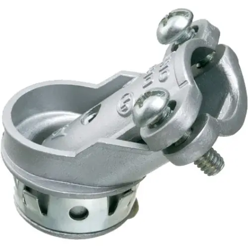 1/2 Inch Angled Flexible Cable Connector With Spring Steel Clip 4502St 1