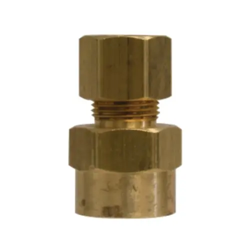 1/2 Inch Compression 1/2 Inch Fnptf Light Pattern Adapter Brass 18159L 1