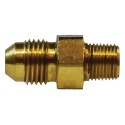 1/2 Inch Male Jic 1/8 Inch Mip 1.41 Inch Brass Straight Adapter 28704 1