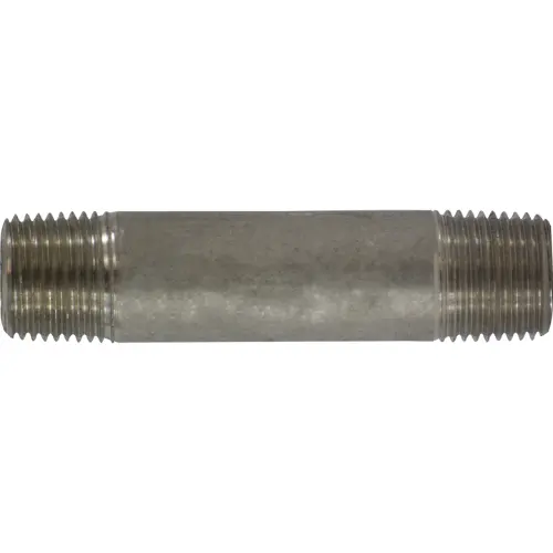 1/2 Inch Mpt Seamless Pipe Nipple Stainless Steel 52067 1