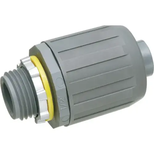 1/2 Inch Push In Non Metallic Liquidtight Conduit Connector Uv Rated Plastic Nmlt5 1