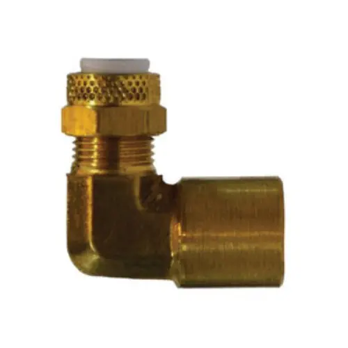 1/2 Inch Tube Od 3/8 Inch Fnptf Aluminum And Copper Tubing 90 Deg Elbow Brass 20305 1