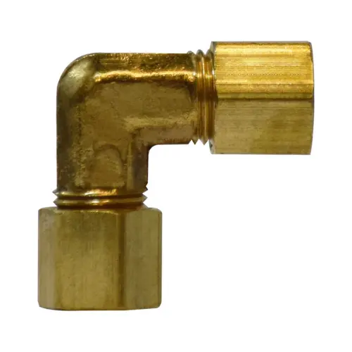 1/4 Inch 1/4 Inch Compression Thermoplastic Tubing Union Elbow 18124 1