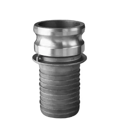 1.5 Inch Aluminum Part E Male Adapter With Hose Shank For Lay Flat And Suction Hoses 1