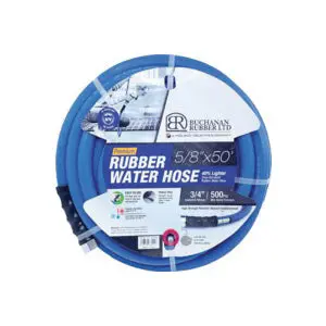 1.55 Inch Bend Radius Blue Rubber Tube Water Hose With Fittings Bswblt-063-150Gh50 1