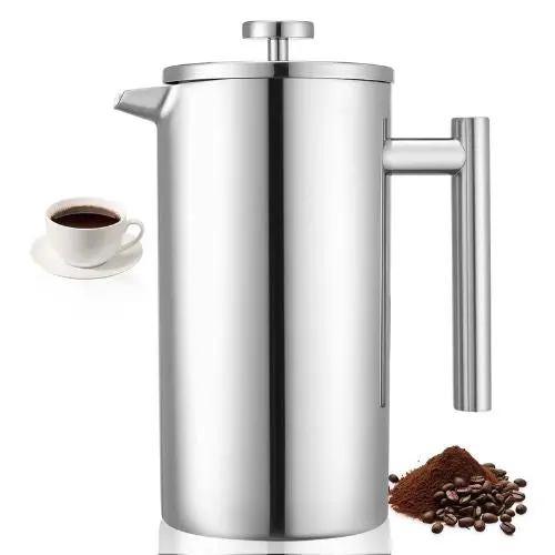 1.5L Stainless Steel French Press Coffee & Tea Maker 1