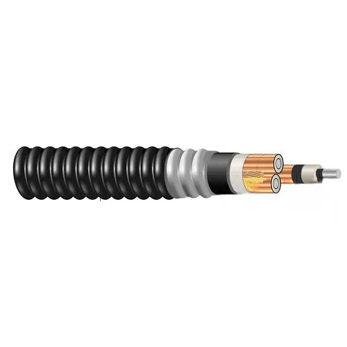 1 Awg 3C Hvteck Aluminum 320 Mil Nlepr Ts Aia 25Kv 133% Il Pvc Jacket Csa 1