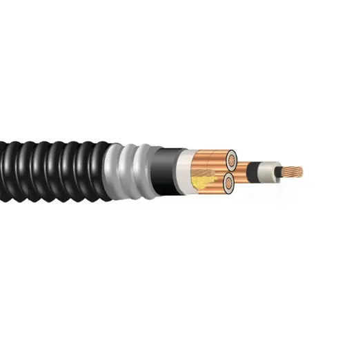 1 Awg 3C Hvteck Copper 220 Mil Nlepr Ts Aia 15Kv 133% Il Black Pvc Jacket Csa 1