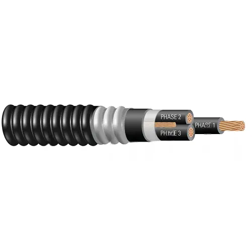 1 Awg 3C Type Mc Armored Copper Cable Xlpe Insulation Pvc Jacket 600/1000V 1