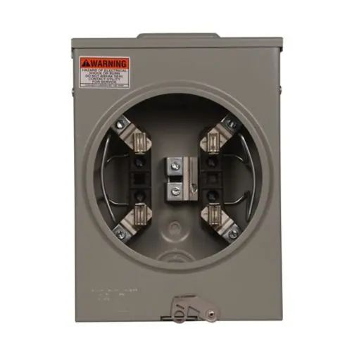1-Gang 125A 600V Single-Phase Meter Socket With Horn Bypass 1003880Ach 1