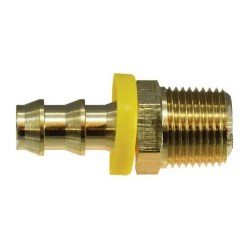 1 In Push-On Hose Barbed1 In Mnptf Brass Straight Mip Adapter 30239 1