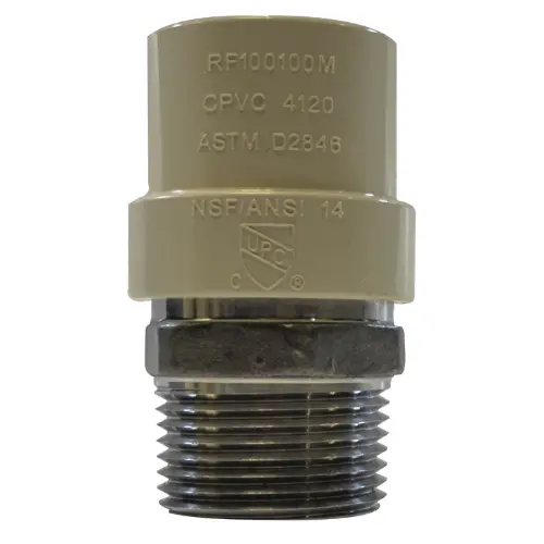 1 Inch Cpvc 1 Inch Male Ips Stainless Steel Adapter 35415Ss 1