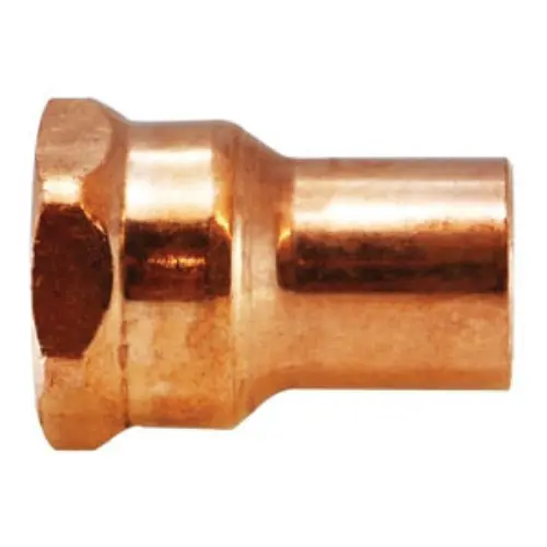 1 Inch Ftg X Fpt Wrot Copper Brass Pipe Adapter 77424 1