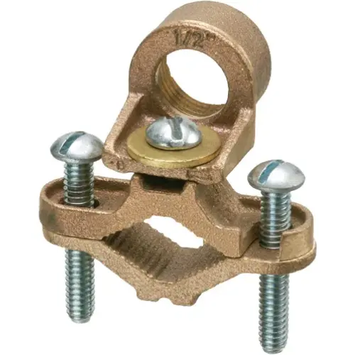 1 Inch Solid Brass Grounding Clamp For Rigid Conduit And Pipe Hub 730B 1