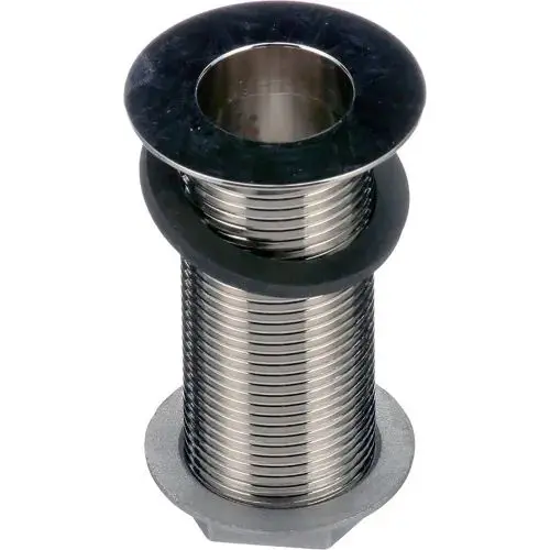 1" Nps And 3 1/4" Long And 1 3/8" Sink Opening Drain Nickel Plated Brass Allpoints 1816-1412-1368 (56-1213) 1