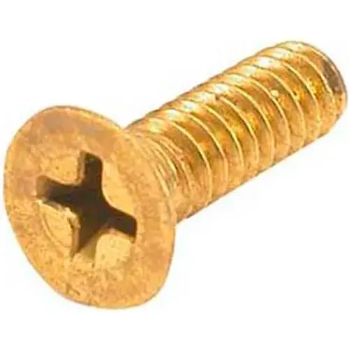 10-24 Screw Flat Head Brass Allpoints 1021106 1