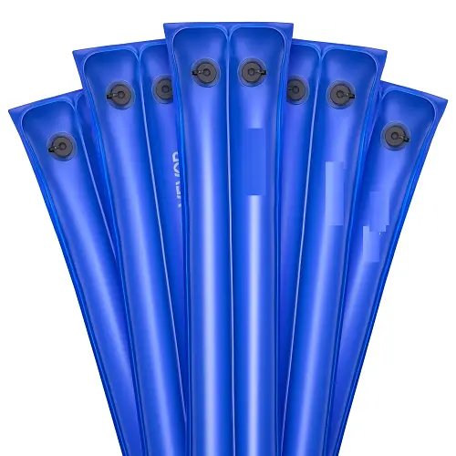 10 Ft Double-Chamber Pool Cover Water Tubes, 12-Pack Pool Cover Water Bags, 0.4 Mm Thick Pvc Weights 1