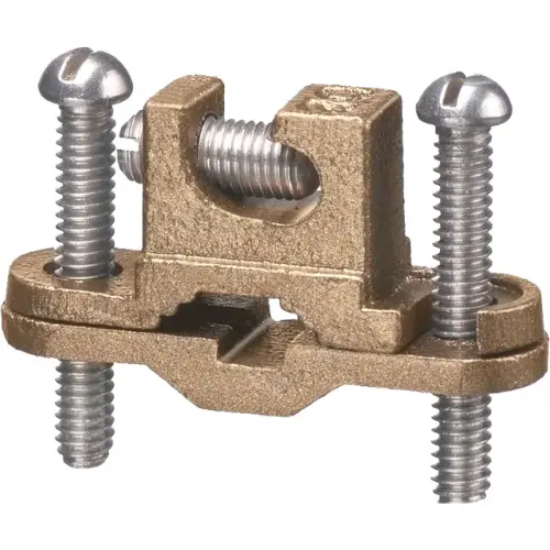 10 To 2 Awg Bare Wire Ground Clamp With Lay-In Lug Conductor 717Db 1
