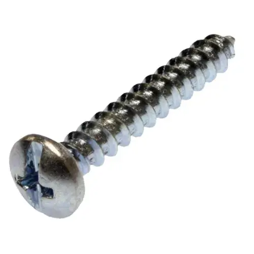 10 X 1-1/2 Inch Pan Head Combination Screw Sheet Metal A Point Steel Zinc Jts30 (Pack Of 100) 1