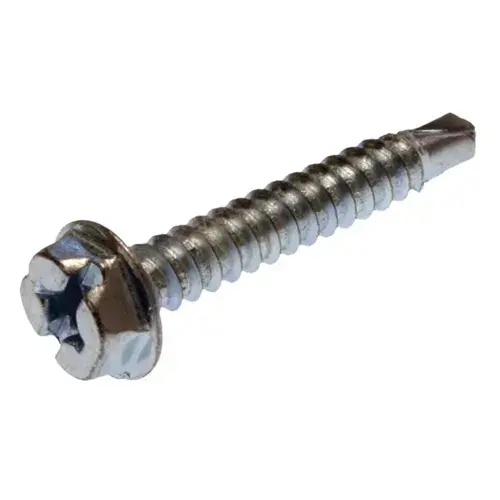 10 X 1 Inch Quadrive Self Drilling And Tapping Screws 2 Point Domestic Steel Zinc Qtekd7v (Pack Of 500) 1
