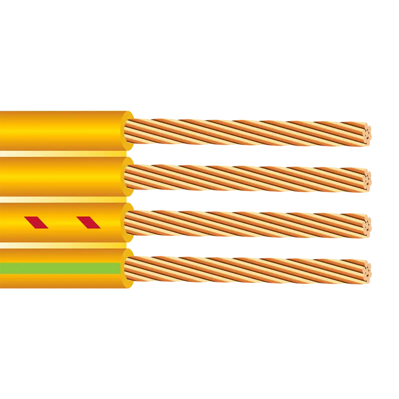 1000' 8/3 Flat Yellow With Ground Submersible Pump Cable 1