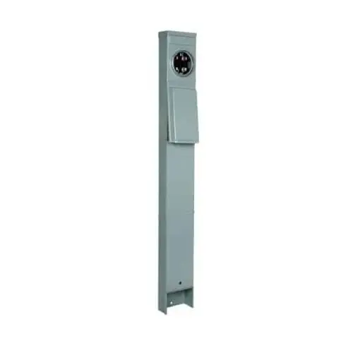 100A 120/240V Metered Pedestal M101cp6 1