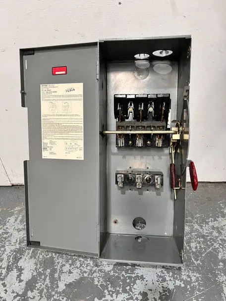 100A 240V 3 Pole Fusible Heavy Duty Safety Switch Hfn323 1