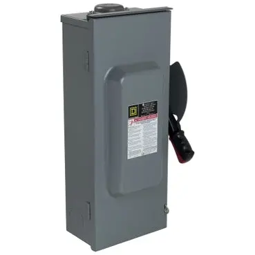 100A 600Vac 3Pst Heavy Duty Safety Switch  Hu363n 1