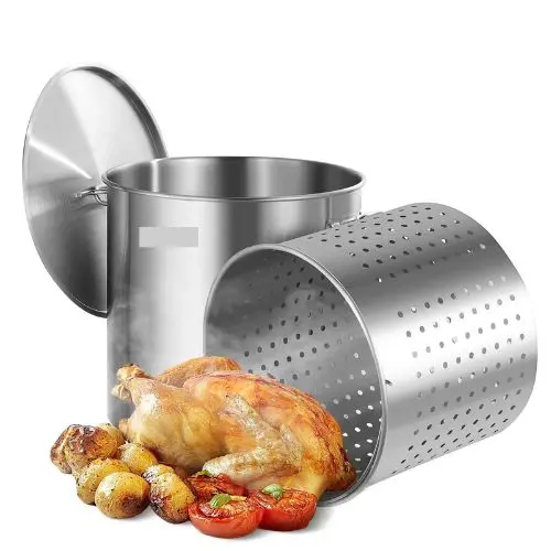 100Qt Stainless Steel Stockpot Cookin Basket For Kitchen Sp100qt505006s 1
