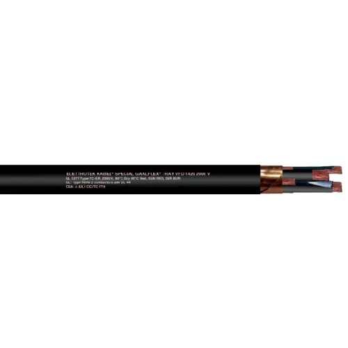 101' 500/3 1/3 Stranded Bare Copper Tape Xlpe Pvc Gaalflex Tray Vfd 1420 2000V Cable 1