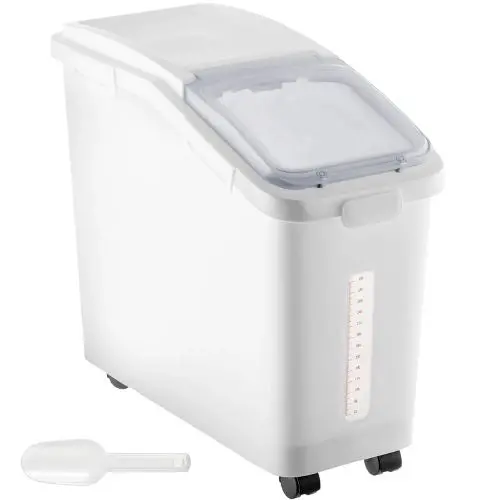 11.4 Gallon Ingredient Storage Dispenser 280 Cup Flour For Dog Pet Food Storage Container Vv-Ib-Vw-50 (1 Pcs) 1