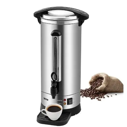 110 Cups Commercial Coffee Urn With Detachable Power Cord For Easy Cleaning 1