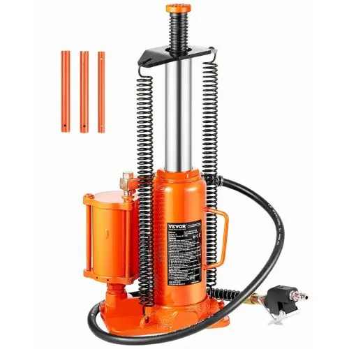 12 Ton Hydraulic Long Ram 26455 Lbs Capacity With Single Piston Pump And Clevis For Garage & Shop 1