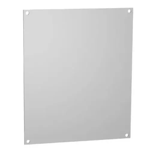 12" X 12" Type 1 Industrial Steel White Painted Steel Subpanel Fits Enclosure 14R1111 1