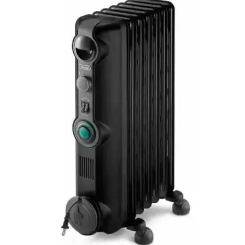 120V 1500W Comfort Temp Full Room Radiant Heater Black 1