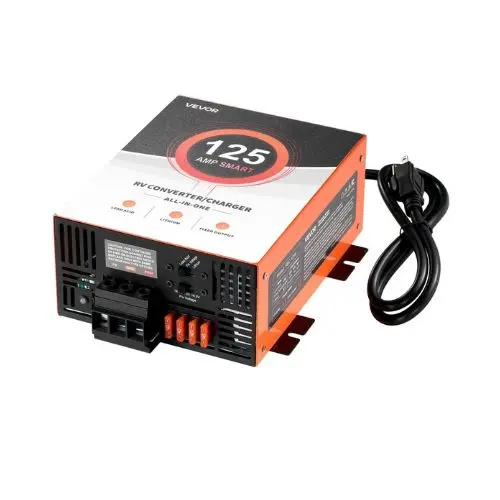 125 Amp 110V Ac To 12V Dc Rv Converter Battery Charger Compatible With Lithium & Lead Acid Battery, For Camper 1