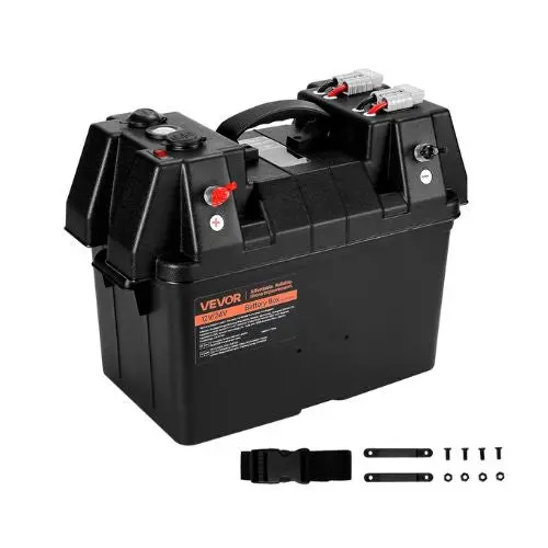 12V/24V Marine Batteries Case With Pp Shell And Dual Straps,Smartbatteries Case,Suitable For Trolling Motor 1
