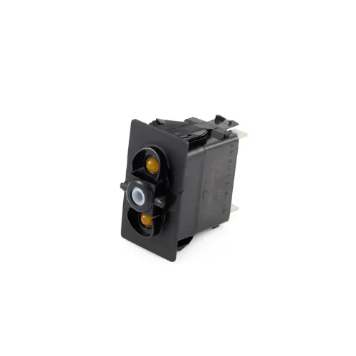 12Vdc 20A Spdt On-Off-On Dual Amber Led Illuminated Rocker Switch V8d2unnb-00000-000 1