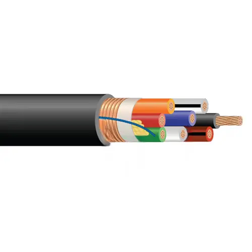 14 Awg 8C Copper Fr-Xlpe Lct Shielded Cpe Jacket Control Cable 600V 1