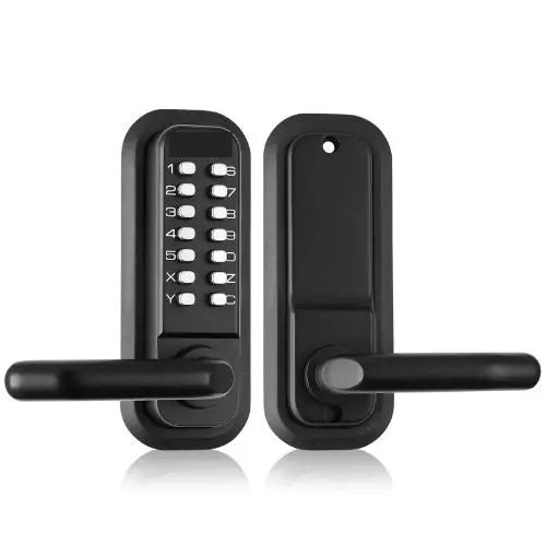 14-Digit Mechanical Keypad Gate Lock, Waterproof Zinc Alloy 1