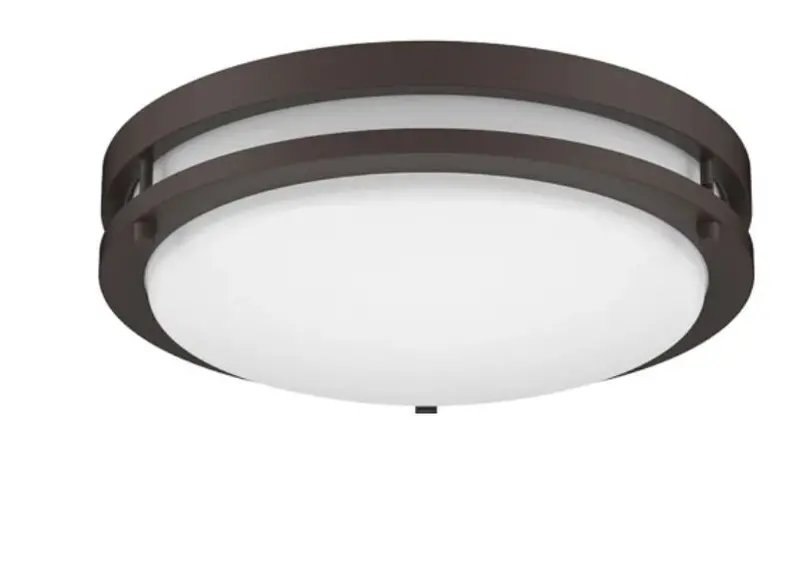 14 Inch 28W Flush Mount Double Ring Black Color Selectable Fmb01r17e93050-Tf-Bk(Pack Of 6) 1
